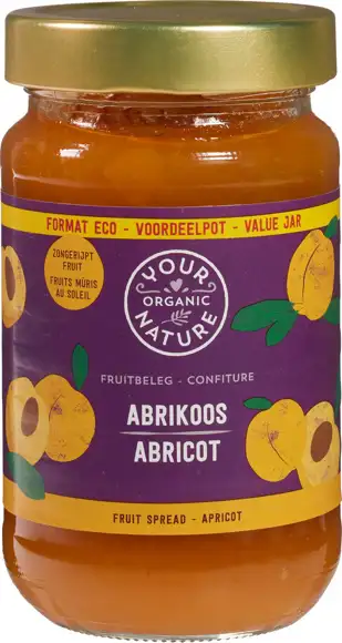 Abrikozen fruitbeleg 375 g