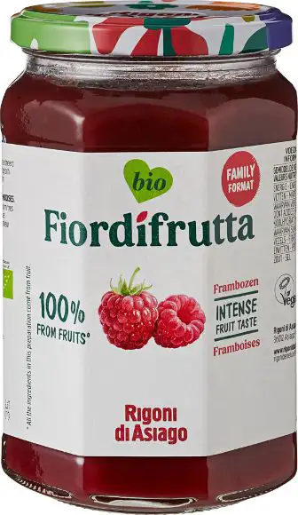 Fruitbeleg framboos 600 g