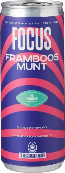 Focus frisdrank framboos munt 250 ml
