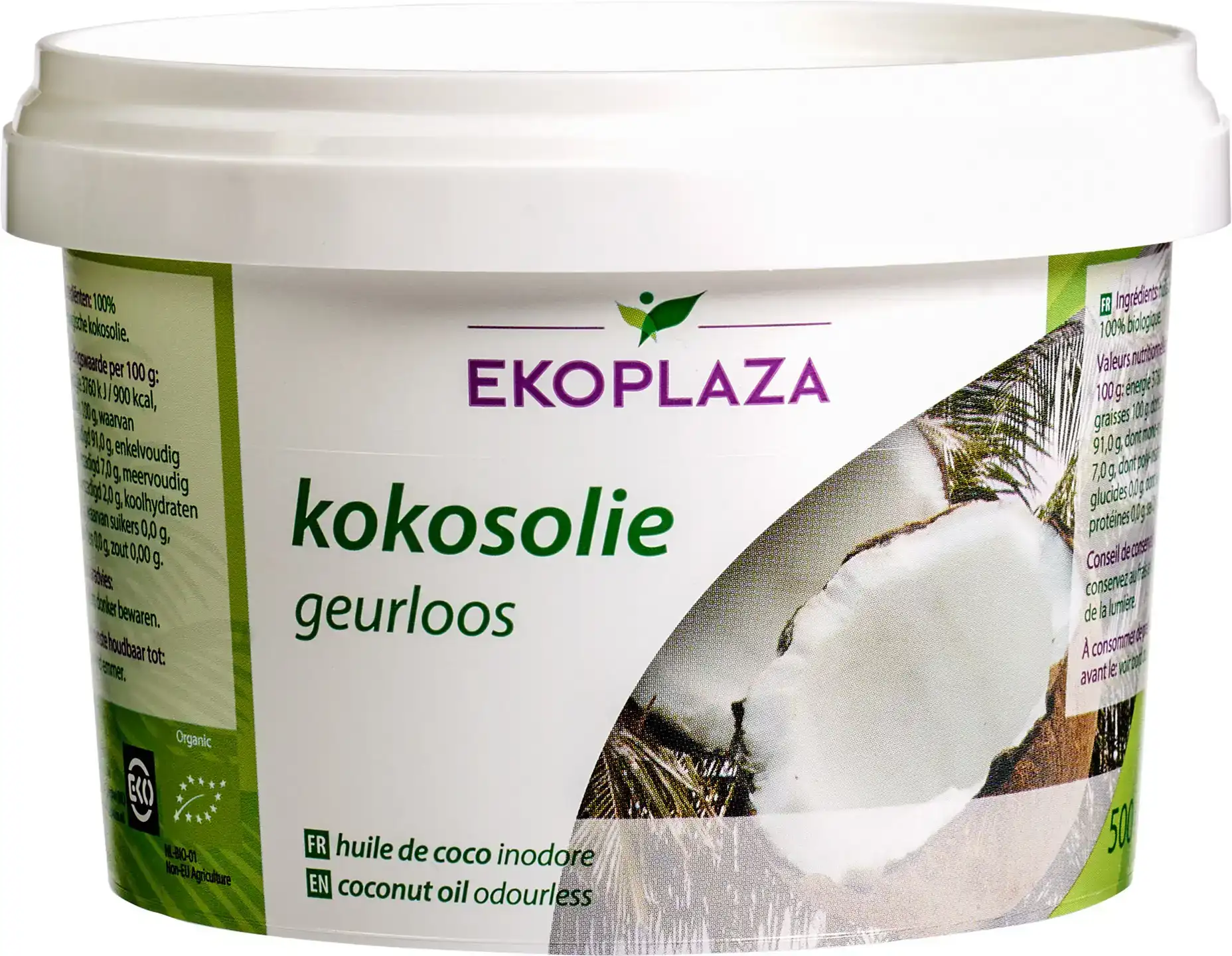 Geurloze kokosolie