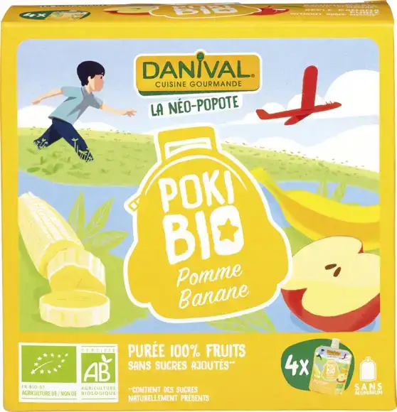 Knijpfruit appel banaan 360 g