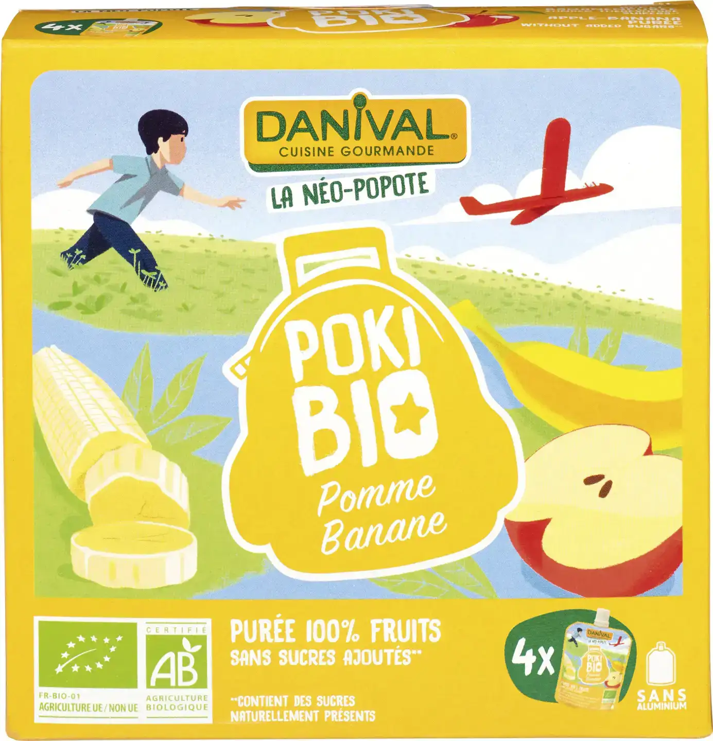 Knijpfruit appel banaan