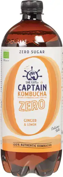 Kombucha zero gember citroen 1 l