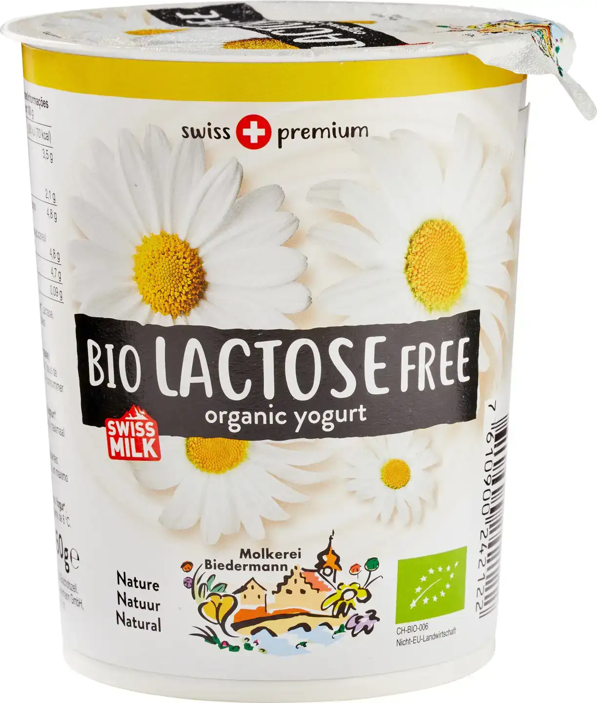 Lactosevrije yoghurt