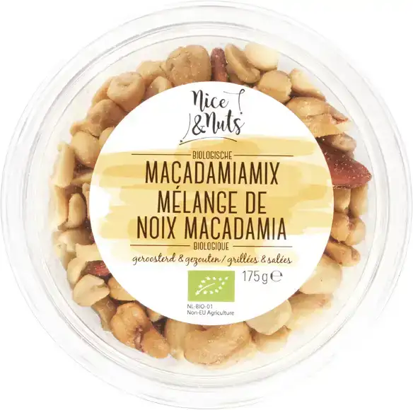 Gezouten macadamiamix 175 g