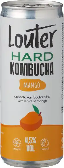 Hard kombucha mango 250 ml