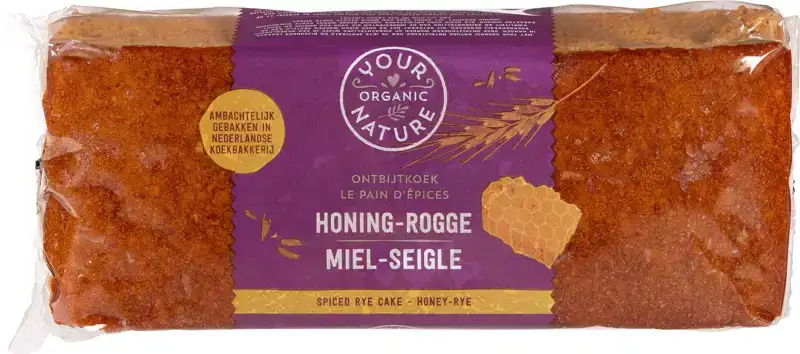 Ontbijtkoek honing-rogge 400 g