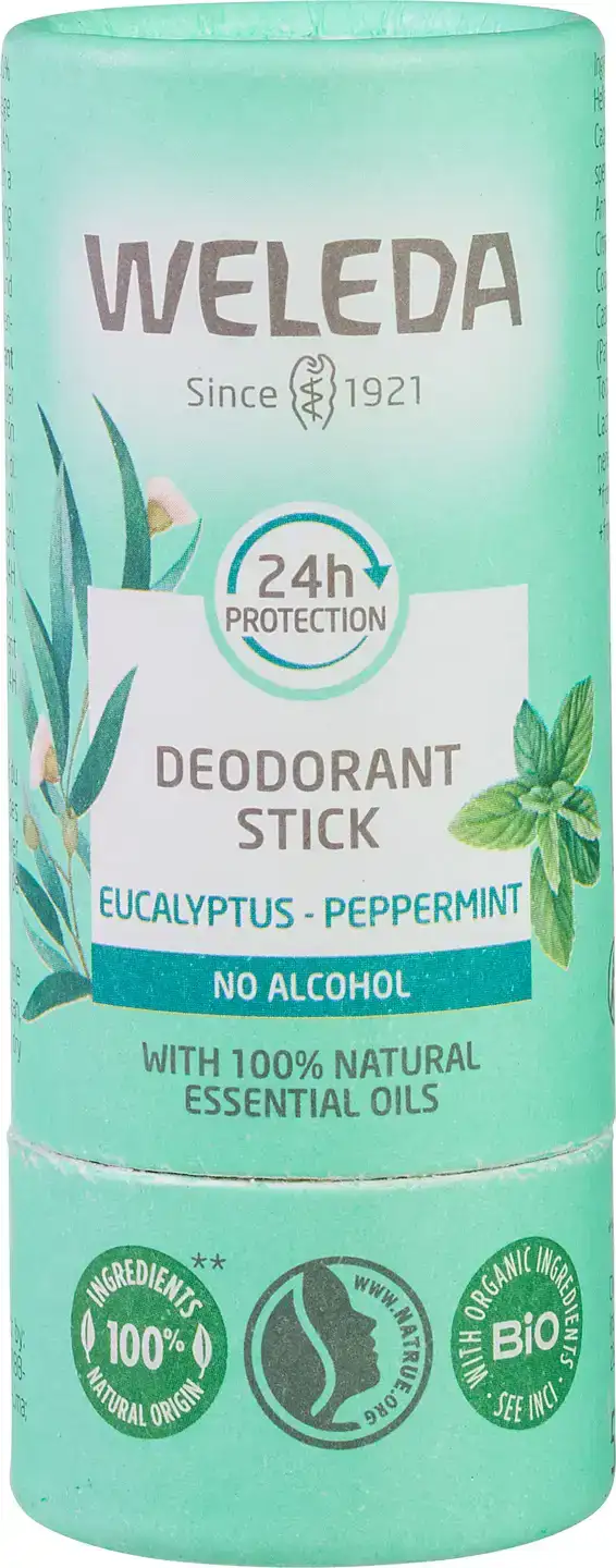 Deodorant stick eucalyptus & pepermunt 24h