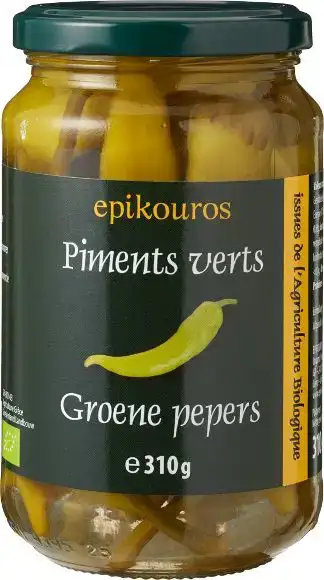 Groene pepers 310 g