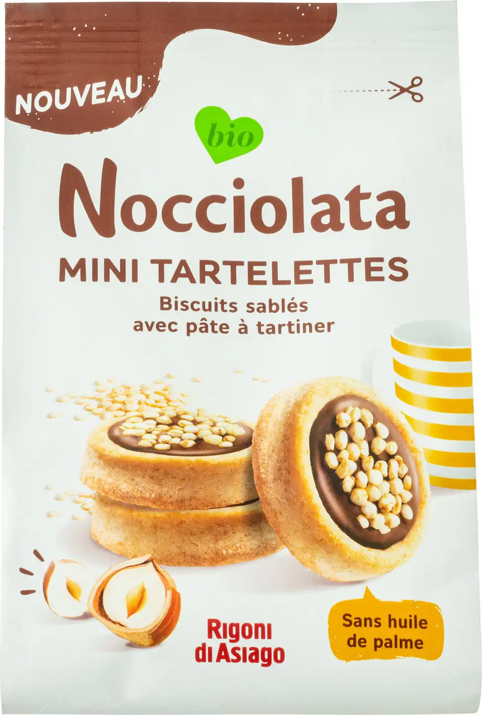 Tartelettes cacao hazelnoot