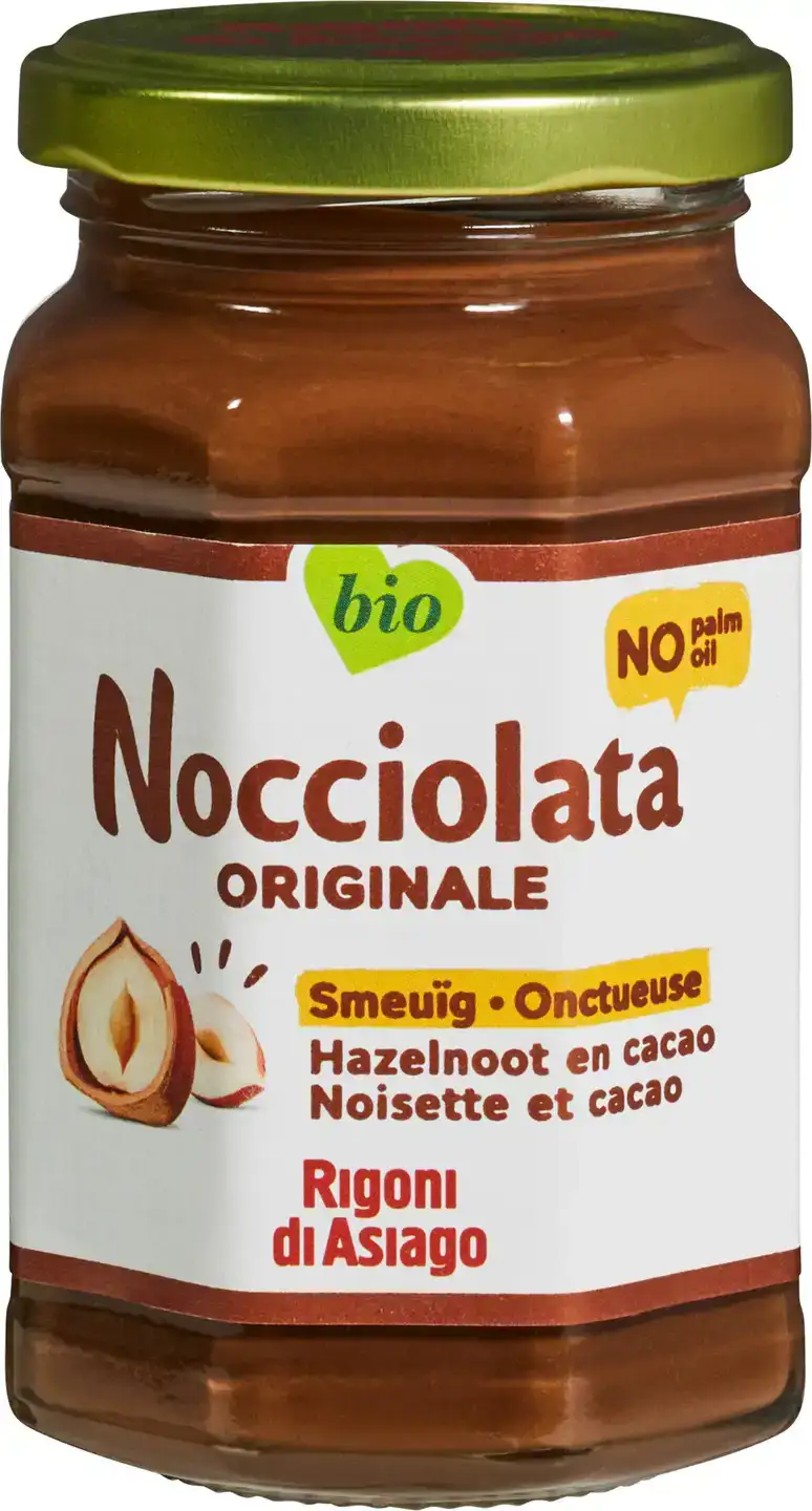 Cacao- en hazelnootpasta