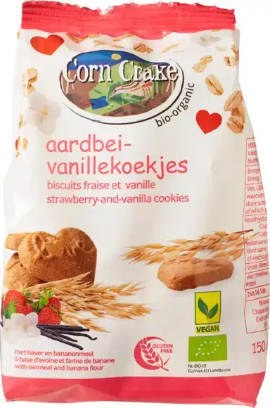 Aardbei-vanillekoekjes 150 g