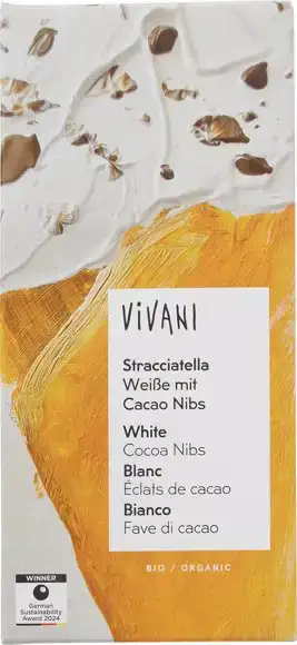 Witte chocolade stracciatella 80 g
