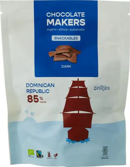 Chocozeiltjes puur 85% 100 g