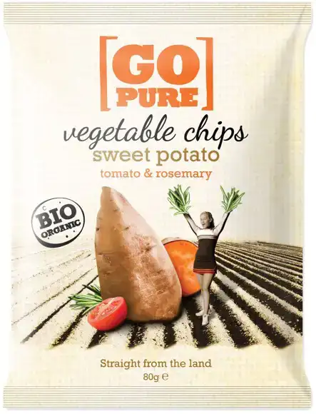 Groentechips zoete aardappel 80 g