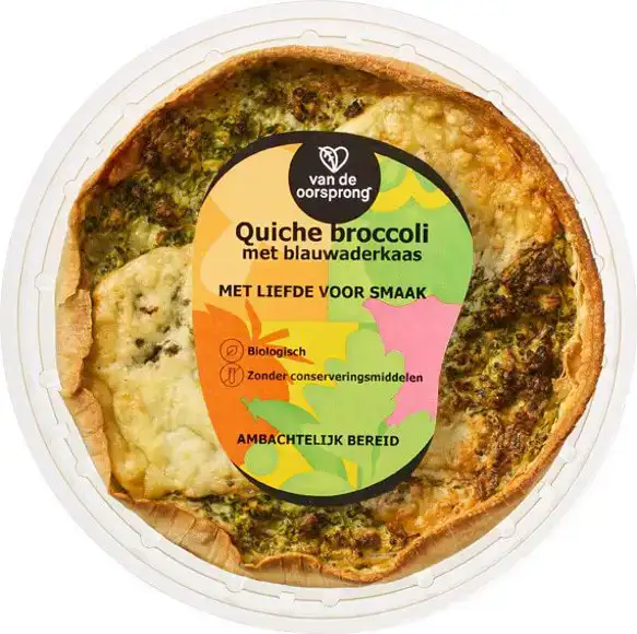 Quiche broccoli blauwaderkaas 350 g