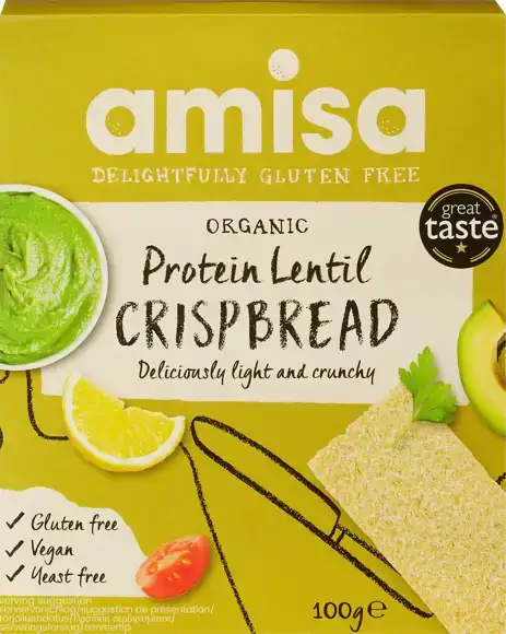 Glutenvrije proteïne linzencrackers 100 g