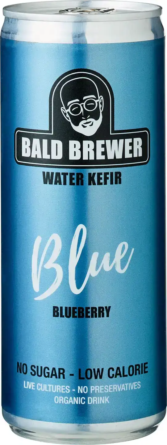 Waterkefir blauwe bes