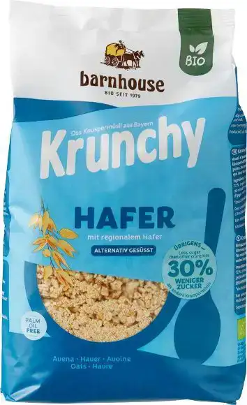 Krunchy muesli haver alternatief gezoet 625 g