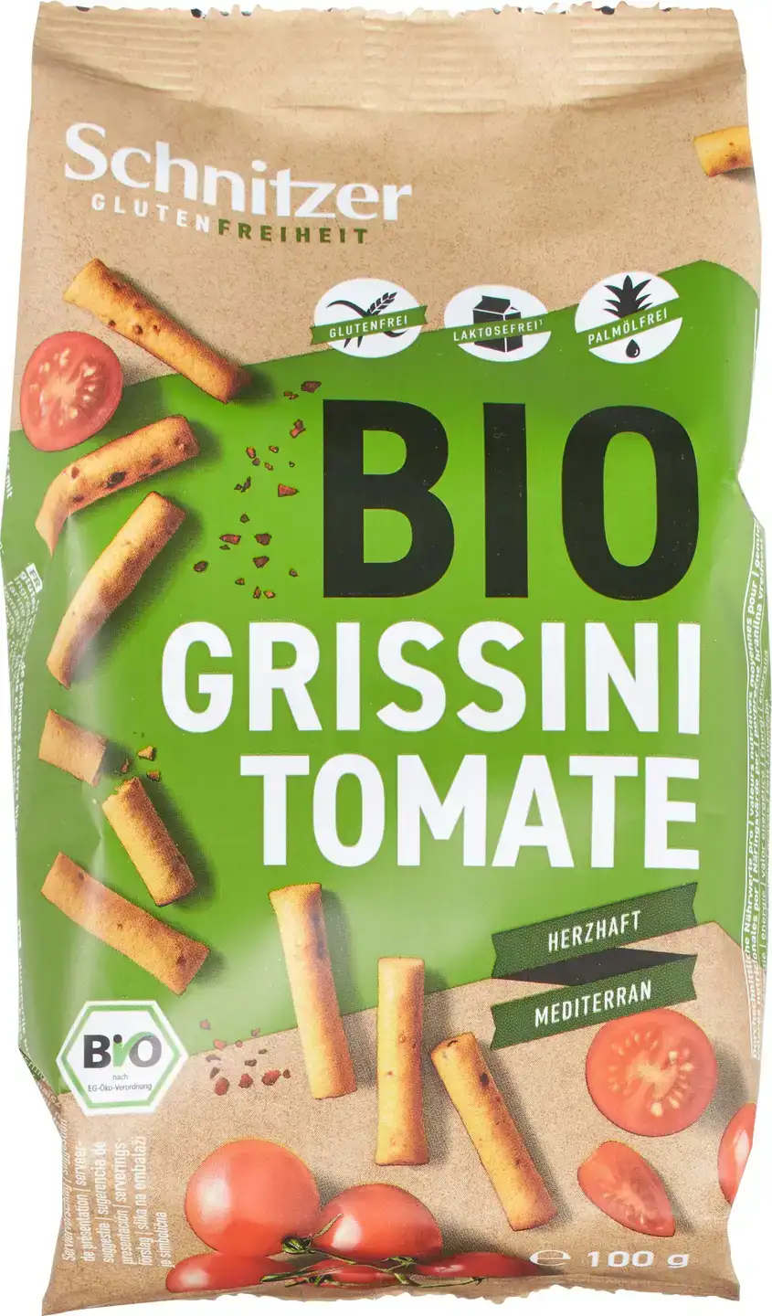 Glutenvrije grissini tomaat