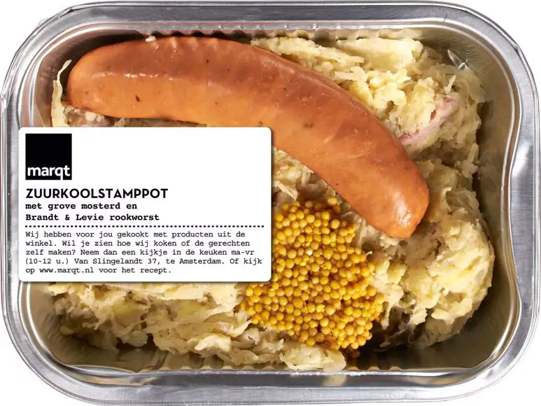 Zuurkoolstamppot met rookworst 450 g
