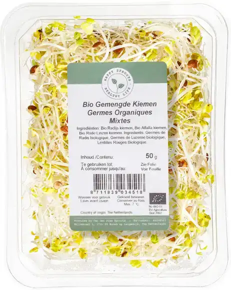 Gemengde kiemen 50 g