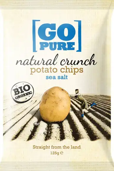 Natural crunch chips sea salt 125 g