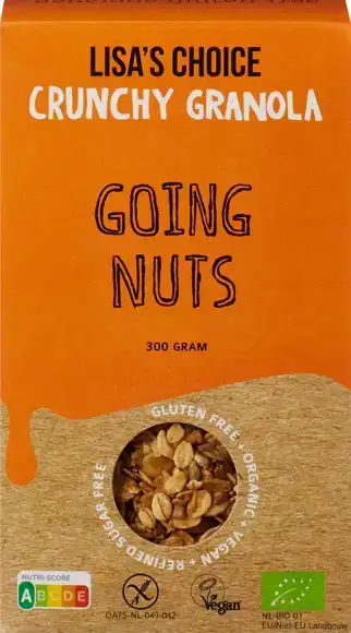 Glutenvrije granola going nuts 300 g