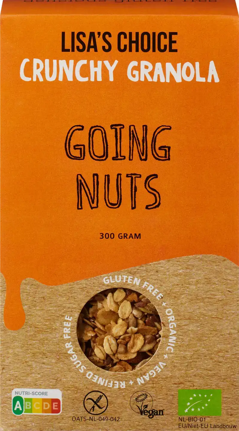 Glutenvrije granola going nuts