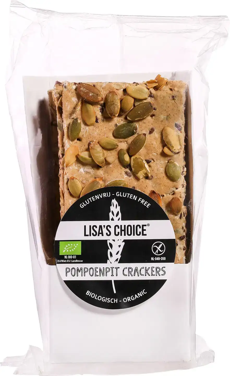 Glutenvrije pompoenpit crackers