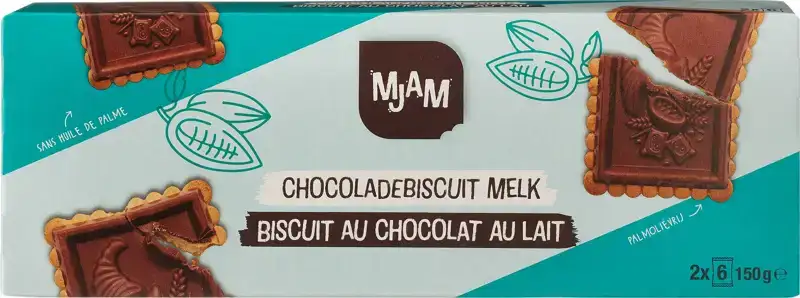 Chocoladebiscuit melk 150 g