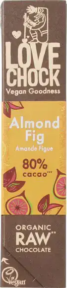 Raw chocolade 80% Almond Fig 40 g