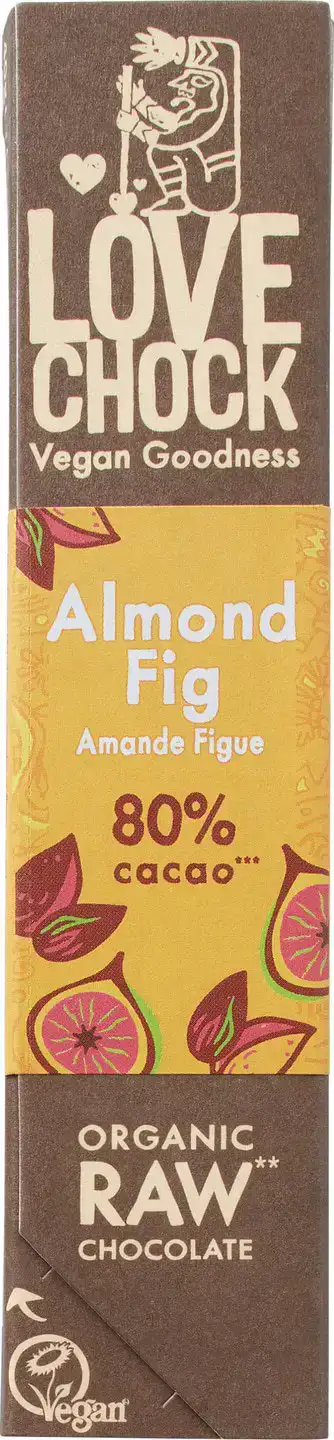 Raw chocolade 80% Almond Fig