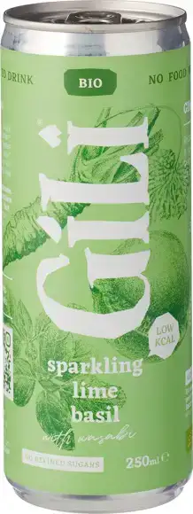 Hydrate sparkling limoen basilicum 250 ml