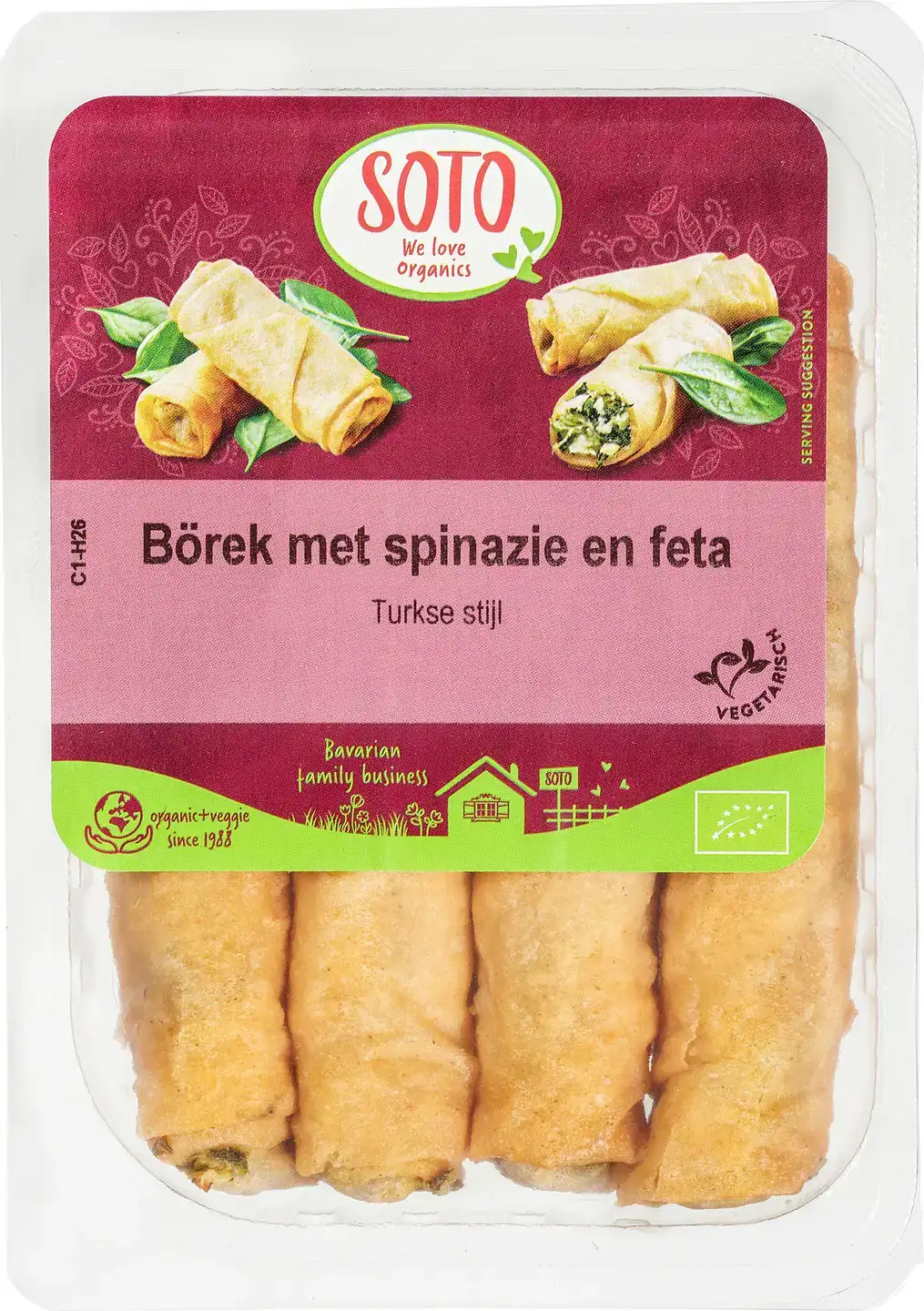 Börek met spinazie en feta