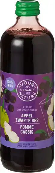 Diksap appel zwarte bes 400 ml