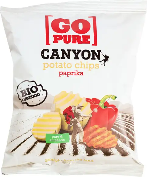 Canyon chips paprika 125 g