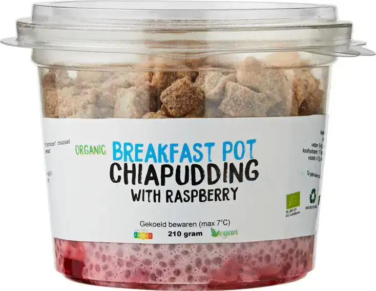 Chiapudding framboos