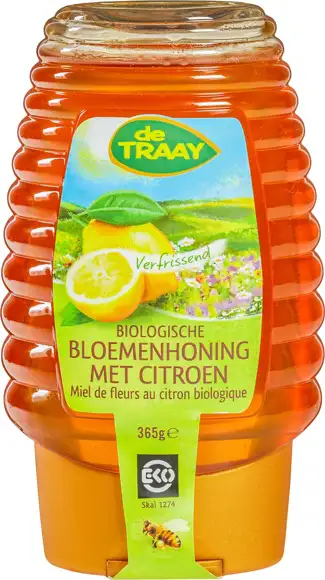 Bloemenhoning citroen knijpfles 365 g
