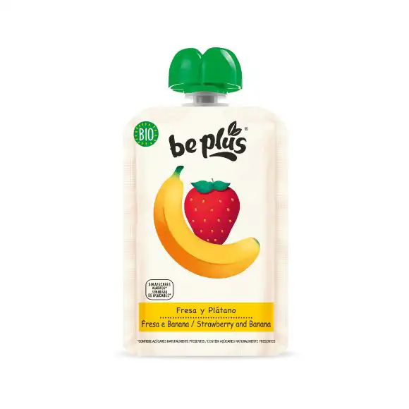 Knijpfruit aardbei banaan 100 g
