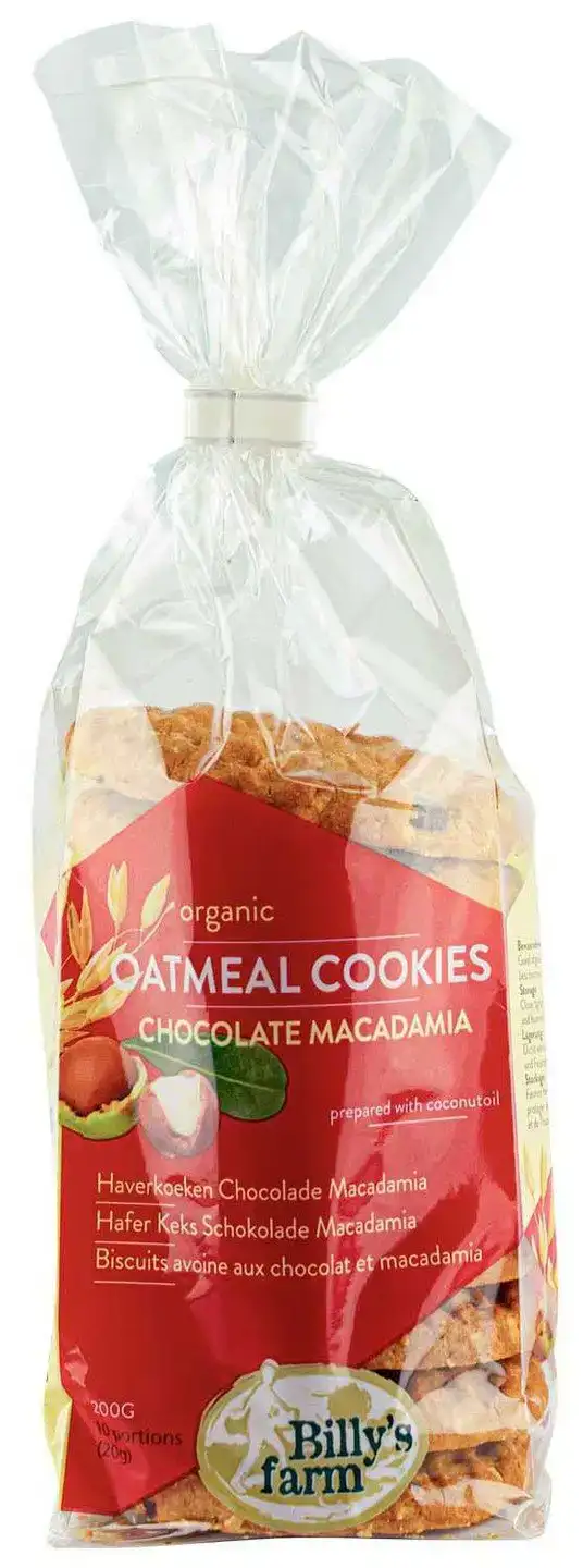 Haverkoeken chocolade macadamia