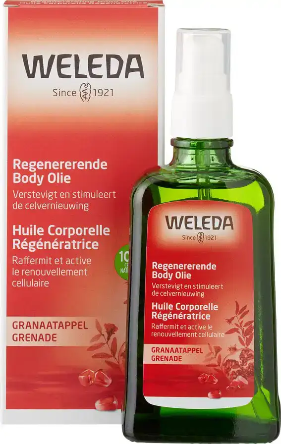 Regenererende body olie granaatappel