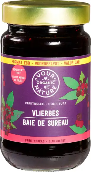 Vlierbessen fruitbeleg 375 g