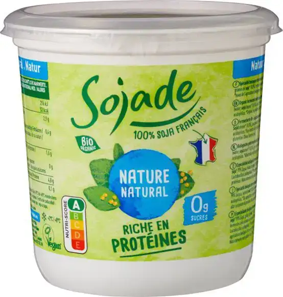 Plantaardige variatie op yoghurt soja ongezoet 900 g
