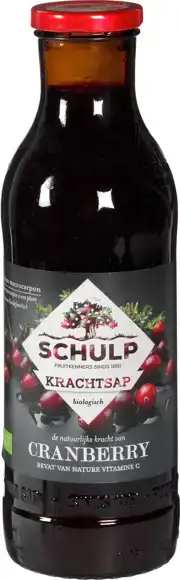 Krachtsap cranberry 750 ml