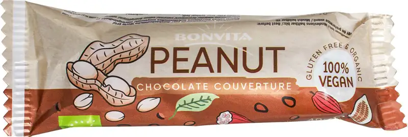 Vegan milk chocolate peanut bar 40 g