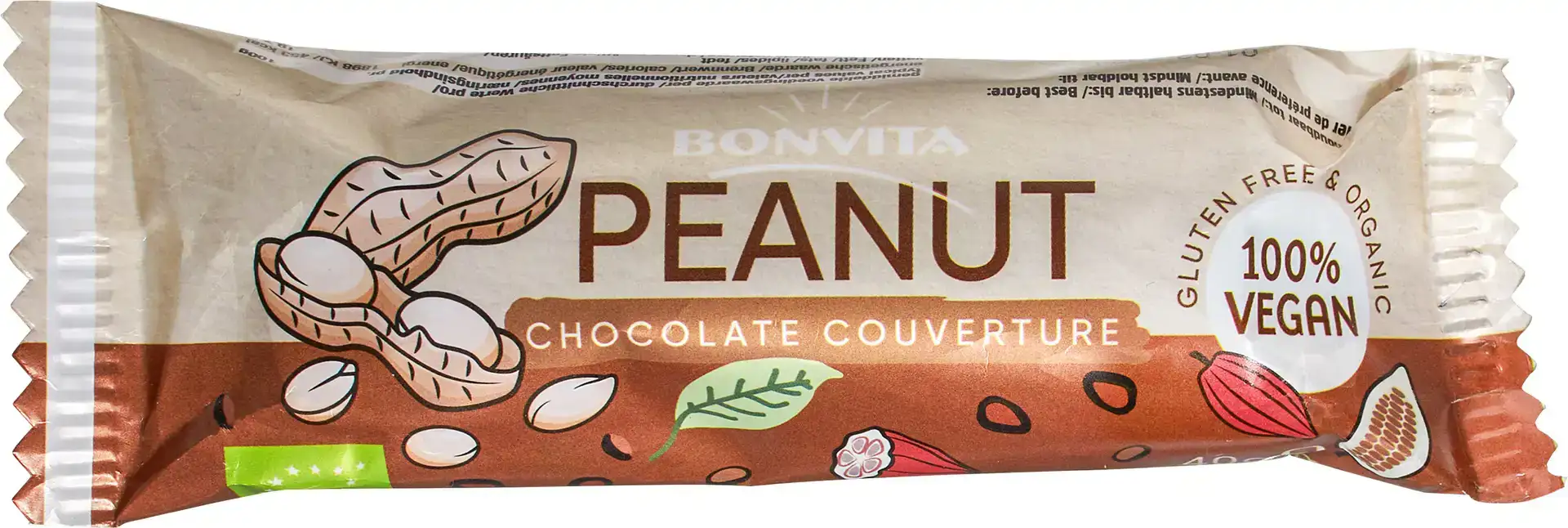 Vegan milk chocolate peanut bar