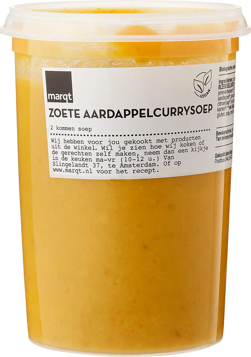 Zoete aardappelcurrysoep