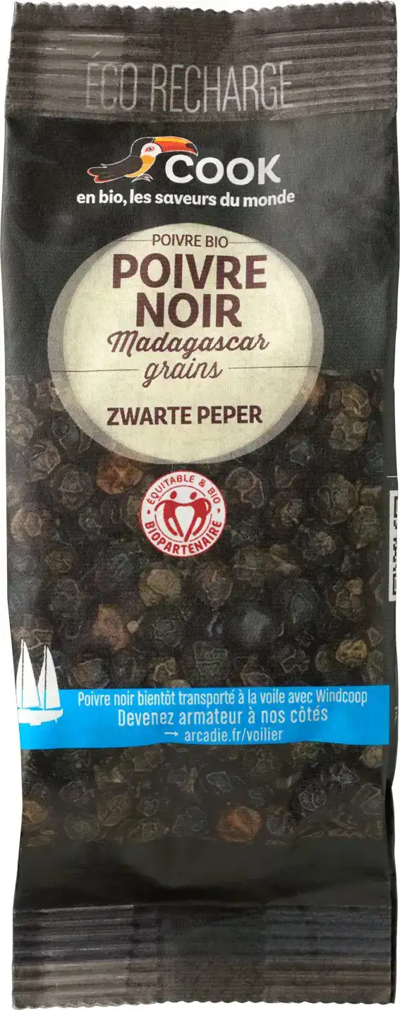 Zwarte peperbollen navulling