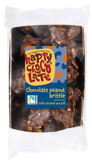 Chocolade pindarotsjes karamel zeezout 150 g